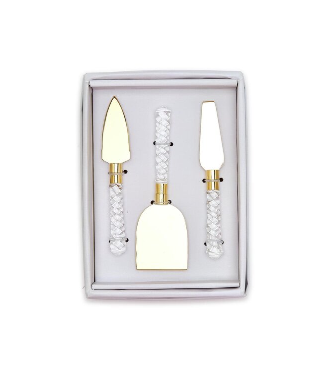 Cheese Knives in Gift Box Sold as Set