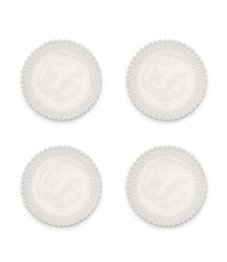 Pearl Edge Dessert Plates - Sold Individually