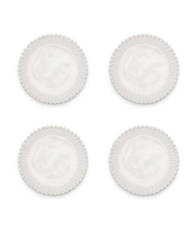 Pearl Edge Dessert Plates - Sold Individually