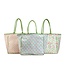 Floral Block Print Tote Bag