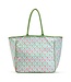 Floral Block Print Tote Bag