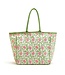 Floral Block Print Tote Bag