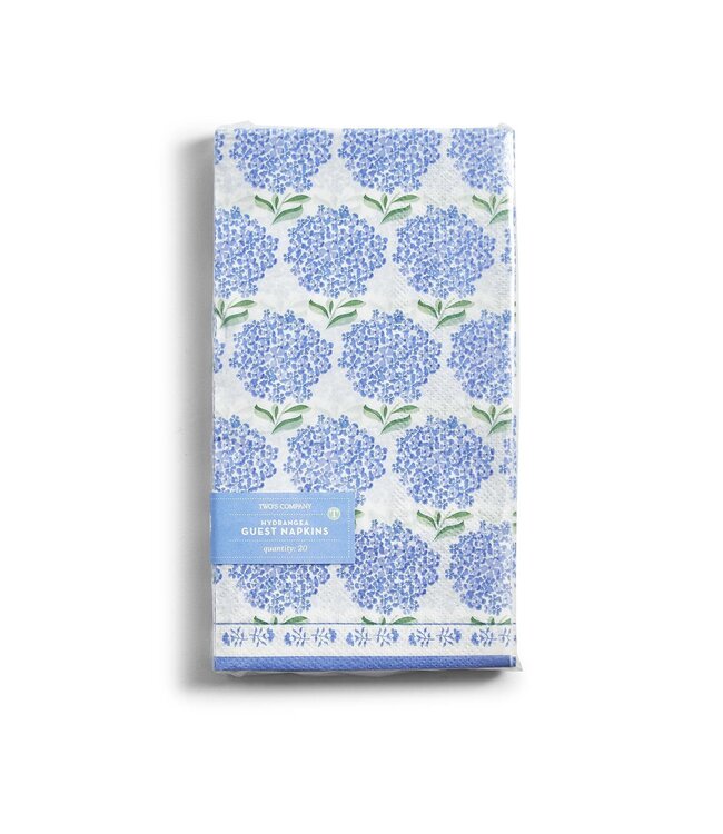 Hydrangea 3-Ply Paper Dinner Napkin/Guest Towel