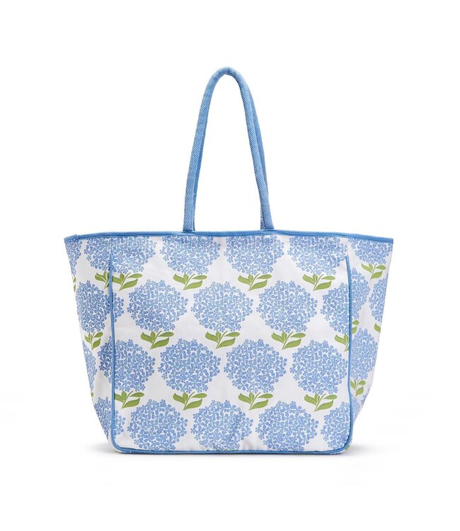 Hydrangea Printed Tote Bag