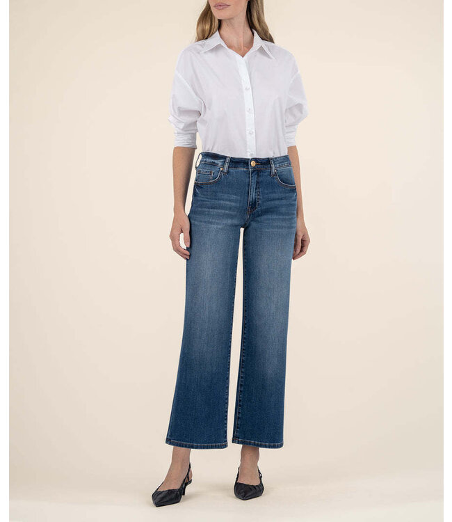 KUT FROM THE KLOTH Charlotte High Rise Wide Leg With Regular Hem