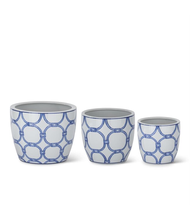 Ceramic Pot with Drains - Sold Individually