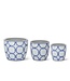Ceramic Pot with Drains - Sold Individually