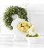 9.5 Inch White Dolomite Bunny In Basket Bowl