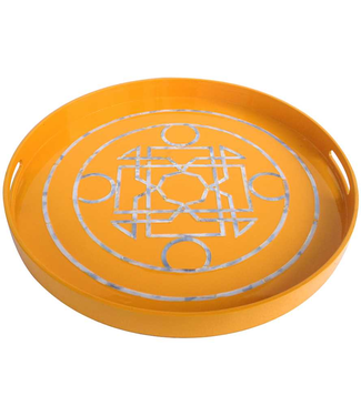 Yellow Lacquered Tray