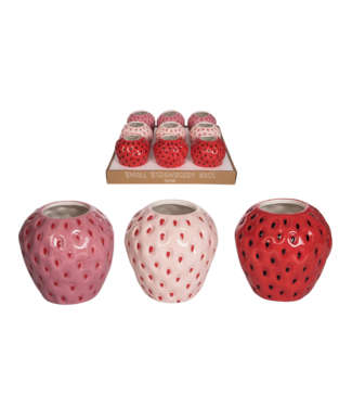 Sm Dol Strawberry Vase in Pdq