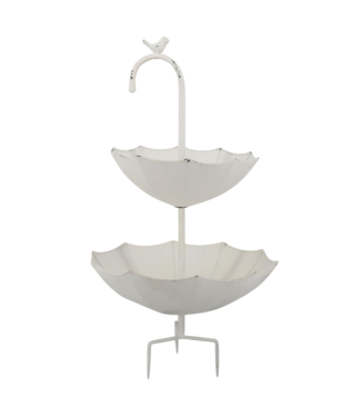 Metal Umbrella Bird Feeder