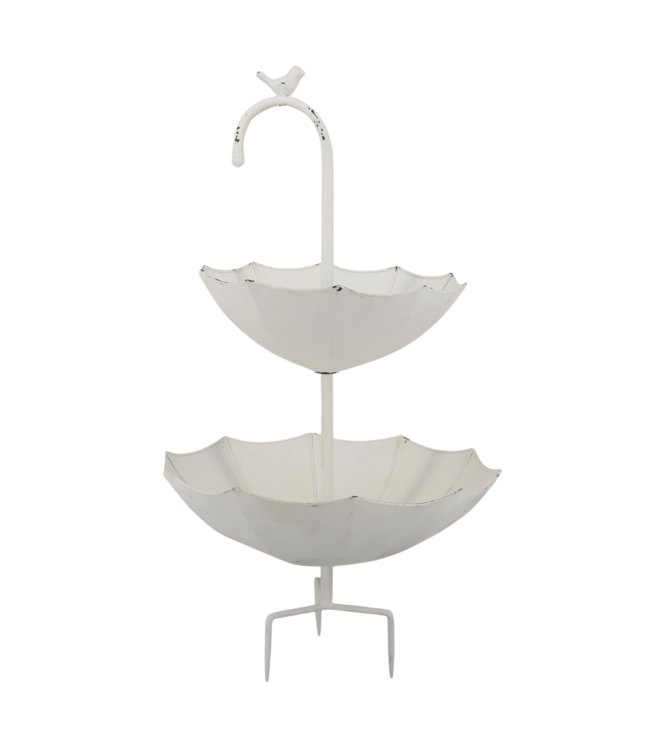 Metal Umbrella Bird Feeder