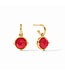JULIE VOS Honeybee Hoop & Charm Earring