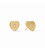 JULIE VOS Heart Stud Cubic Zirconia