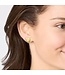 JULIE VOS Heart Stud Cubic Zirconia