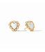 JULIE VOS Lace Heart Stud