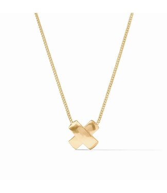 JULIE VOS Catalina X Delicate Necklace Gold