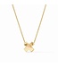 JULIE VOS Catalina X Delicate Necklace Gold