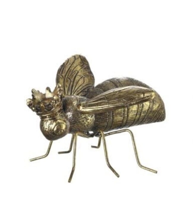 5" Resin Bee With Crown