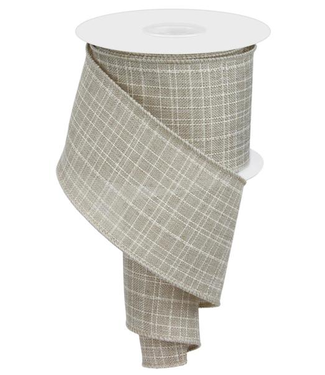 2.5"X10yd Check Royal Burlap
