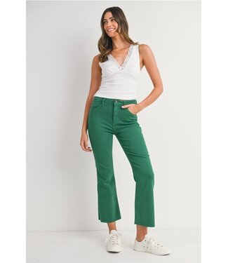 Eleanor High Rise Tonal Crop Flare