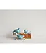 Ceramic Bird Aqua