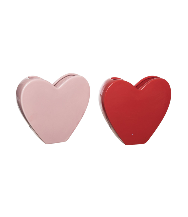 Dol Heart Shaped Vase