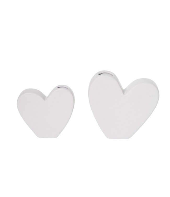 Dol Matte Heart Vase