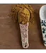 Stoneware Spoon with Floral Design Handle