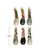 Stoneware Spoon with Floral Design Handle
