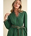 Erin Embroidered Puff Sleeve Midi Dress