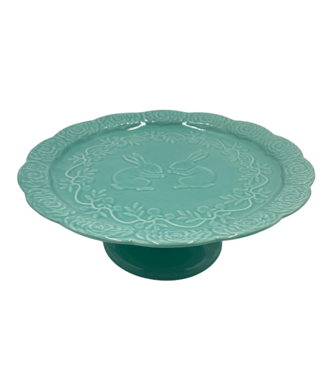 Ceramic Cake Stand Green