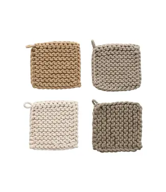 Cotton Crocheted Pot Holder