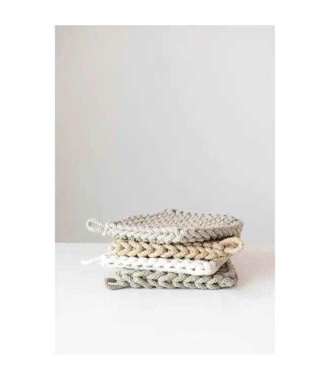 Cotton Crocheted Pot Holder