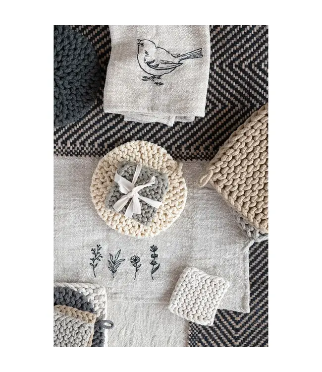 Cotton Crocheted Pot Holder