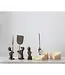 Stainless Steel Knives with Dog Stands