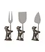 Stainless Steel Knives with Dog Stands