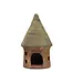 Terra-cotta Toad House - Green & Natural