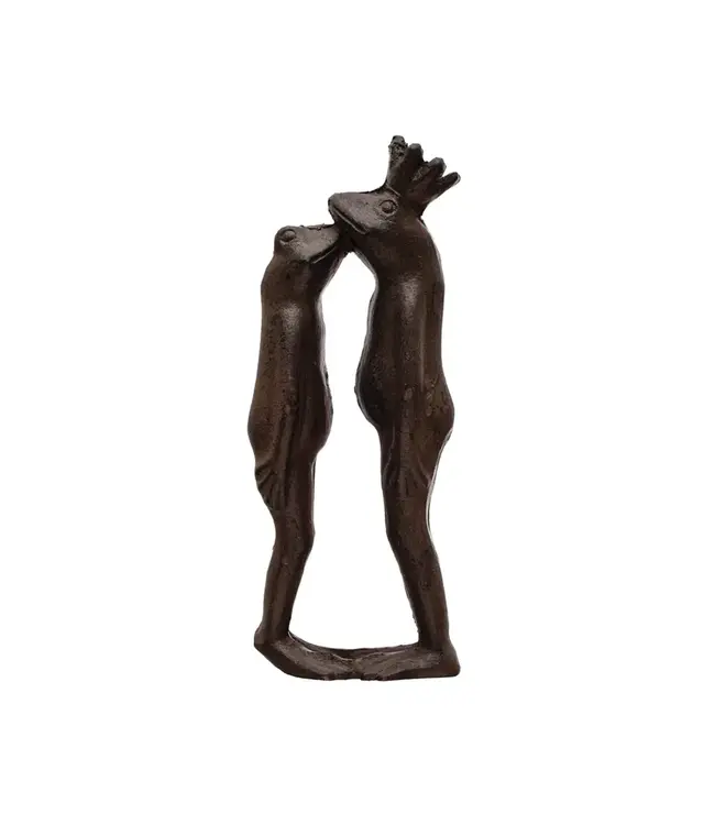 Cast Iron Kissing Frog Prince