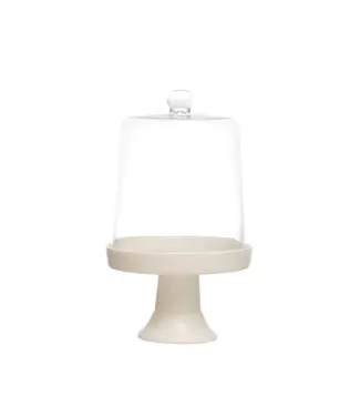 Cake Stand with Glass Cloche