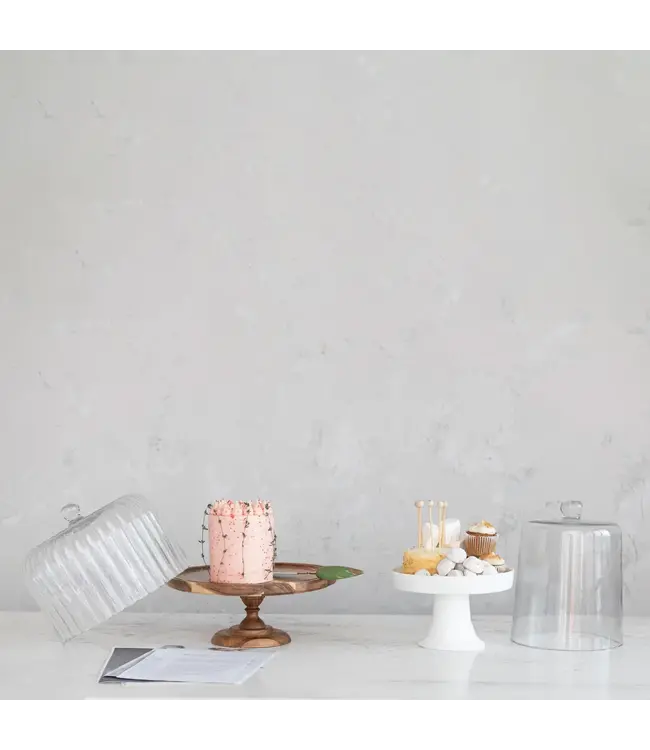 Cake Stand with Glass Cloche