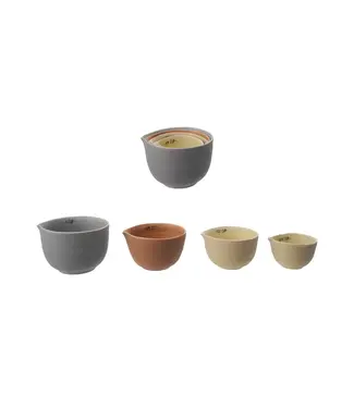Stoneware Measuring Cups Matte Finish