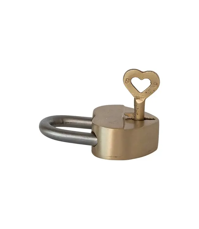 Heart Shaped Lock With Heart Shaped Key