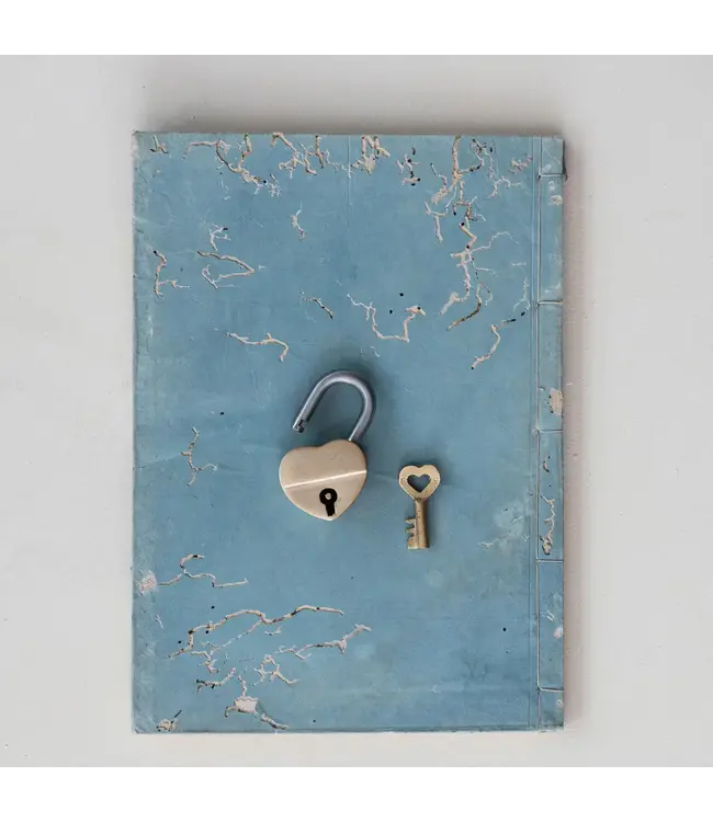 Heart Shaped Lock With Heart Shaped Key