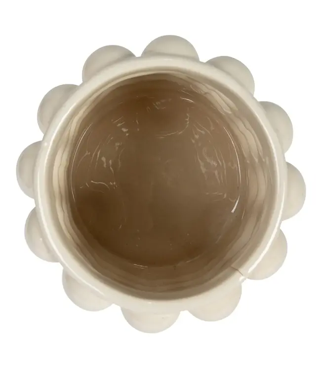 Stoneware Canister with Wood Lid