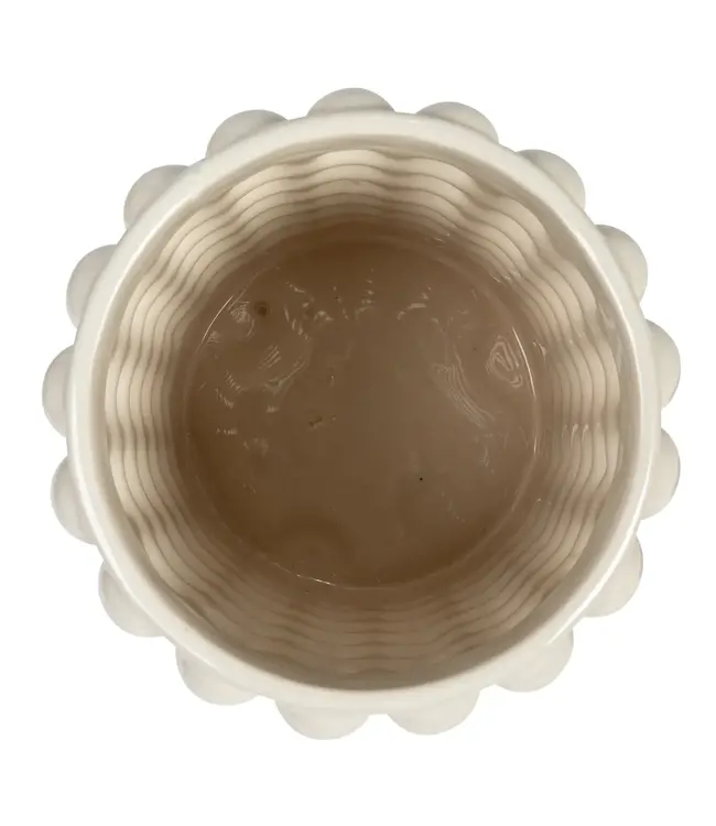 10.25" Stoneware Canister with Wood Lid