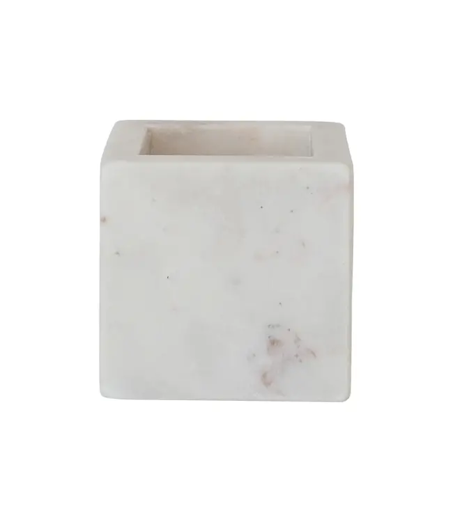 Marble Container - White