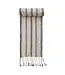 Striped Table Runner With Braided Tassels