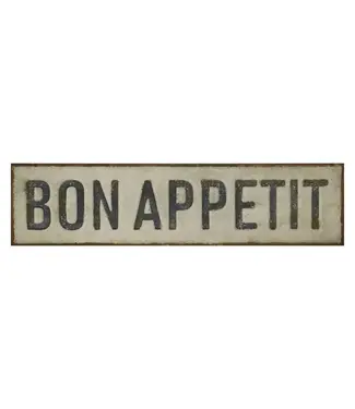 Embossed Metal Wall Décor "Bon Appetit"