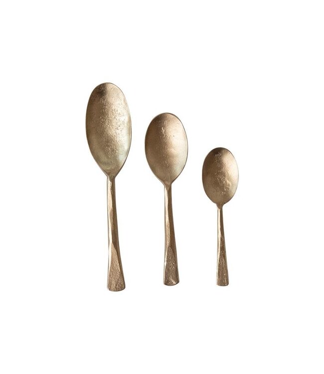 Hand-Forged Iron Spoons In Bag - Sold as Set